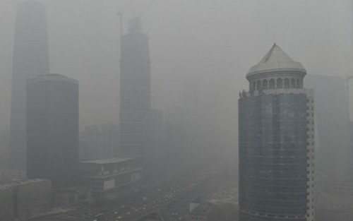 Bắc Kinh ô nhiễm không khí, khói mù bao phủ nhiều ngày